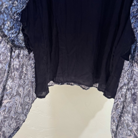 Sundance Talulah Embroidered Blue Floral Boho Dress Women's XXL Knee Length - Picture 5 of 13